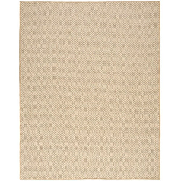 Courtyard Natural 8 ft. x 10 ft. All-over design Contemporary Area Rug