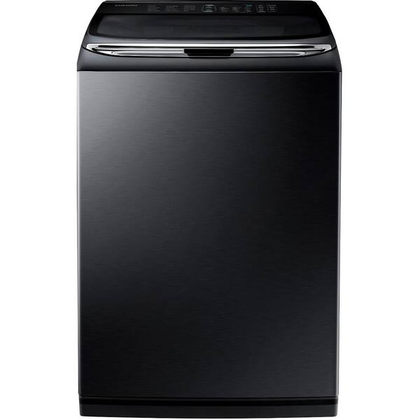 Samsung 5.0 cu. ft. Capacity Activewash Top Load Washer with Integrated Touch Controls in Black Stainless