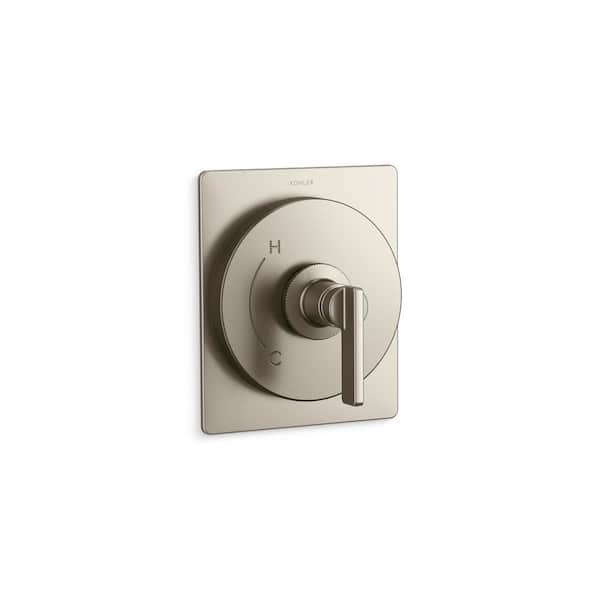 KOHLER Castia By Studio McGee Rite-Temp Valve Trim in Vibrant Brushed Nickel
