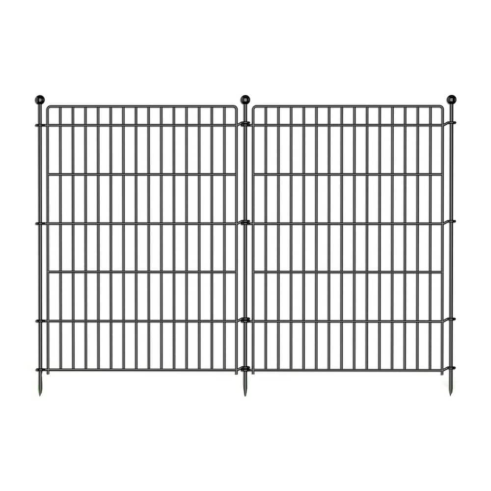 No Dig Garden Fence 34 in. Height Decorative Rustproof Metal Outdoor Animal Barrier Fence price history on PriceWatchPro