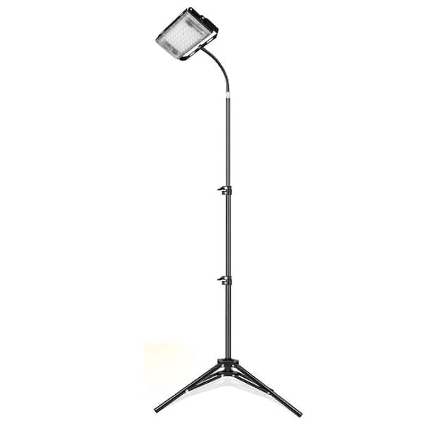 Vrbgify 150-Watt Specialty Code Grow LED Light Bulb White Full Spectrum LED Plant Light Grow Lamp On/Off Switch Tripod 48-Pack