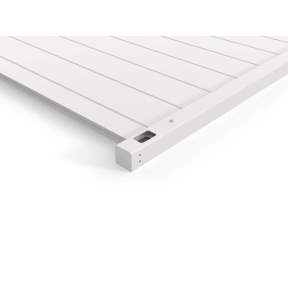 White Vinyl Winter Cover for Liberty Lattice AC Screen
