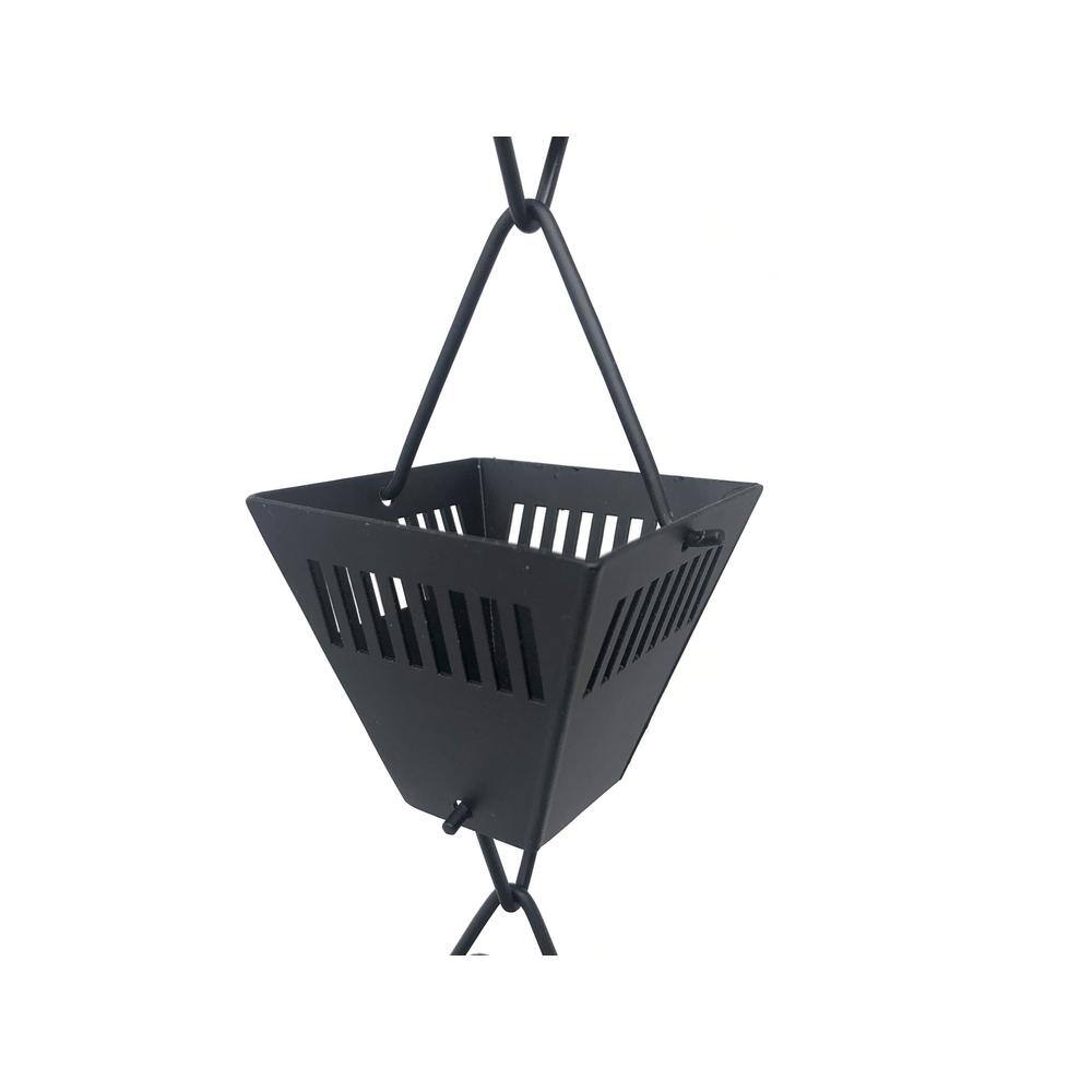 Unitt 8.5 ft. Black Joy Rain Chain 3122BLK The Home Depot