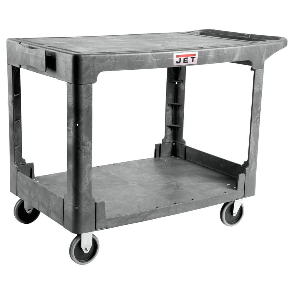 500 lbs. 44 in. x 25 in. Resin Flat Top Utility Cart, PUC-4425