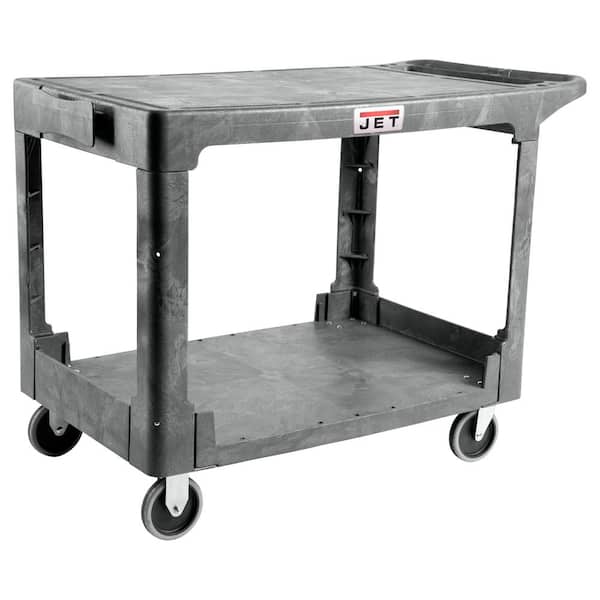 500 lbs. 44 in. x 25 in. Resin Flat Top Utility Cart, PUC-4425