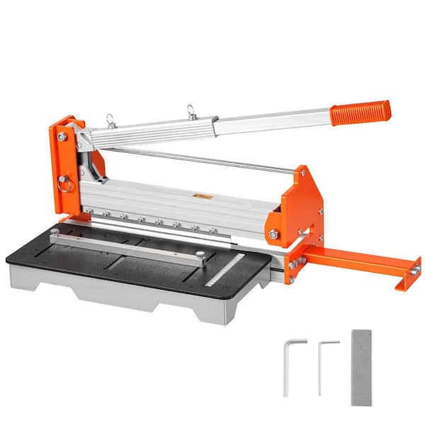 SKYSHALO 13 in. Tile Cutter with D2 Steel Blade and Angle Guide