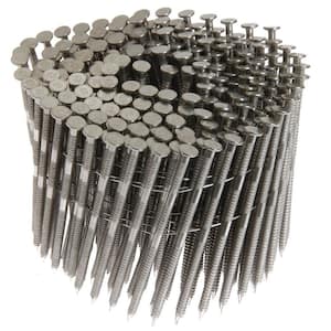 1-1/4 in. x 0.09 in. 15-Degree Ring Shank Stainless Steel Wire Coil Siding Nail (1,200 per Box)