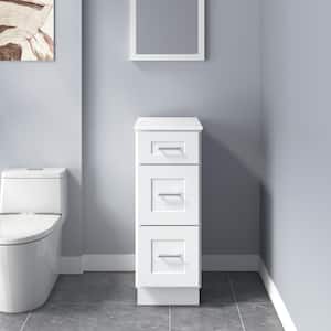 Rockport 12 in. W x 21 in. D x 34.5 in. H Ready to Assemble Bath Vanity Cabinet without Top in Shaker White