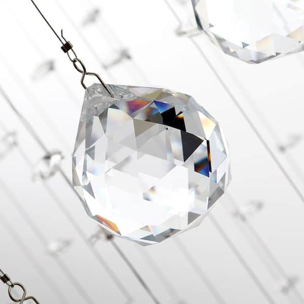 YOWA⭐︎ Maxax Albany 8 -Light Chrome Statement Tiered Chandelier