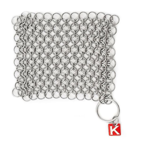 cm Scrubber - Chain Mail Scrubber for Cast Iron Cookware