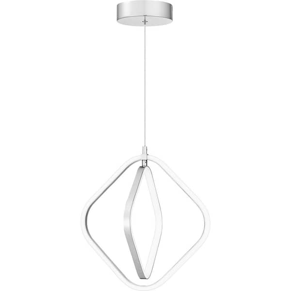 Quoizel Oshry Integrated LED Polished Chrome Mini Pendant