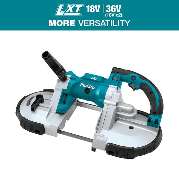 Makita 18V LXT Lithium Ion Cordless Portable Band Saw Tool Only XBP02Z The Home Depot