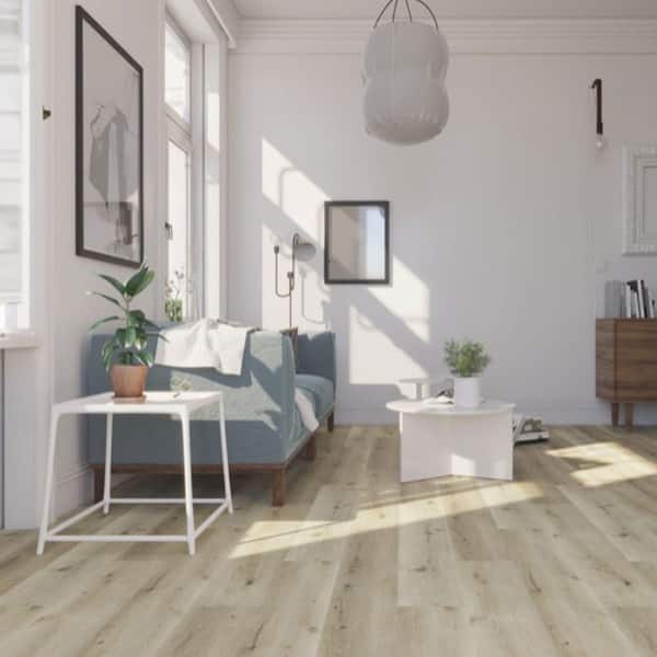 Hydrostop Sardinia Islands 20 MIL x 7.1 in. W x 48 in. L Waterproof Click Vinyl Plank Flooring (23.64 sq. ft./Case)