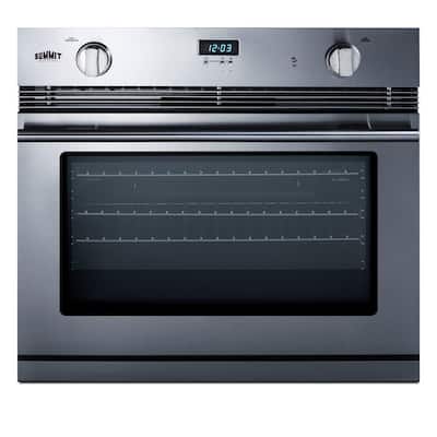 30 in. Single Gas Wall Oven in Stainless Steel