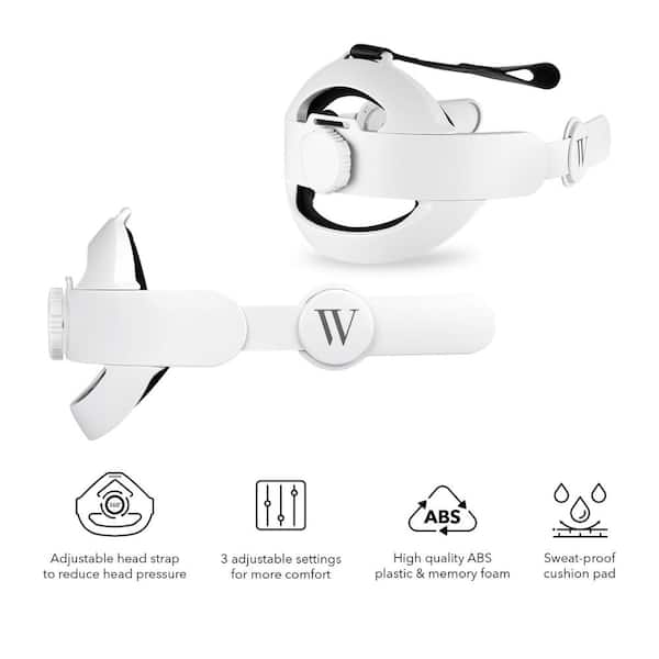Wasserstein Wireless Virtual Reality Kit White ABS Oculus Quest 2 Charging  Stand in the Video Gaming Accessories department at