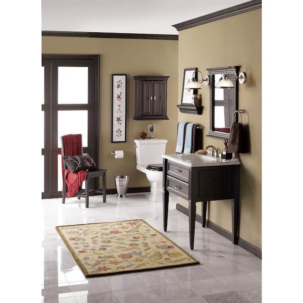 Brantford Double Post Toilet Paper Holder in Oil Rubbed Bronze