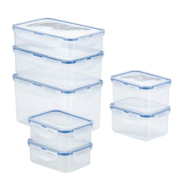 LOCK & LOCK Easy Essentials Large 14-Piece Assorted Storage Container Set