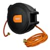 Freeman Retractable Water Hose Reel with Spray Nozzle PWHR1265N - The Home  Depot