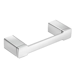 90 Degree Pivoting Double Post Toilet Paper Holder in Chrome