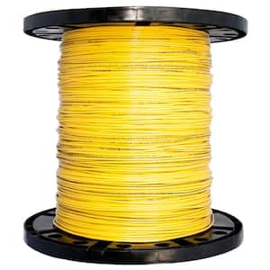 1000 ft. 8 Yellow Stranded CU SIMpull THHN Wire