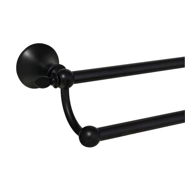 MODONA Antica 24 in. Double Towel Bar in Rubbed Bronze 4024D-RB - The ...