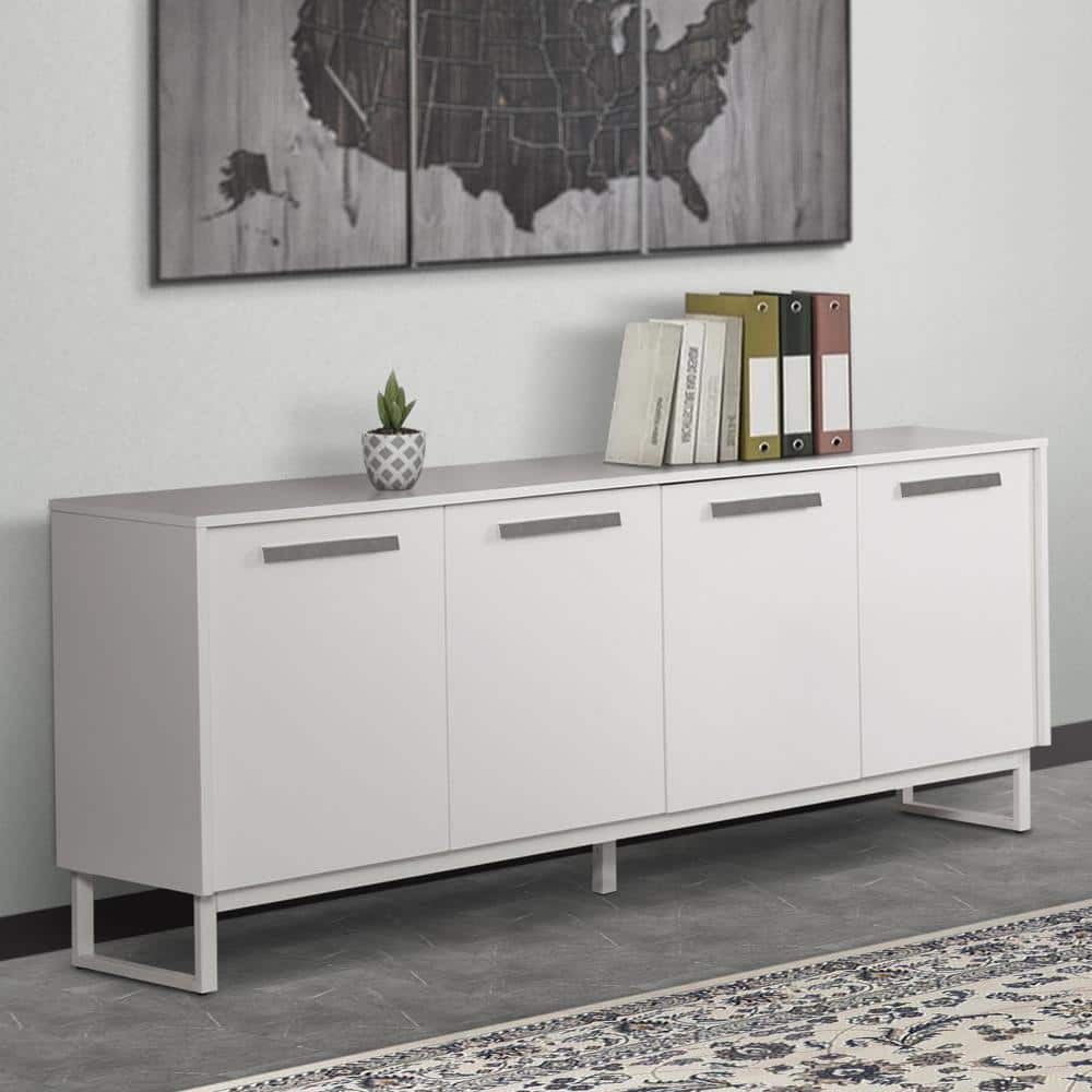 Alaska White 4-Door Storage Cabinet price history on PriceWatchPro