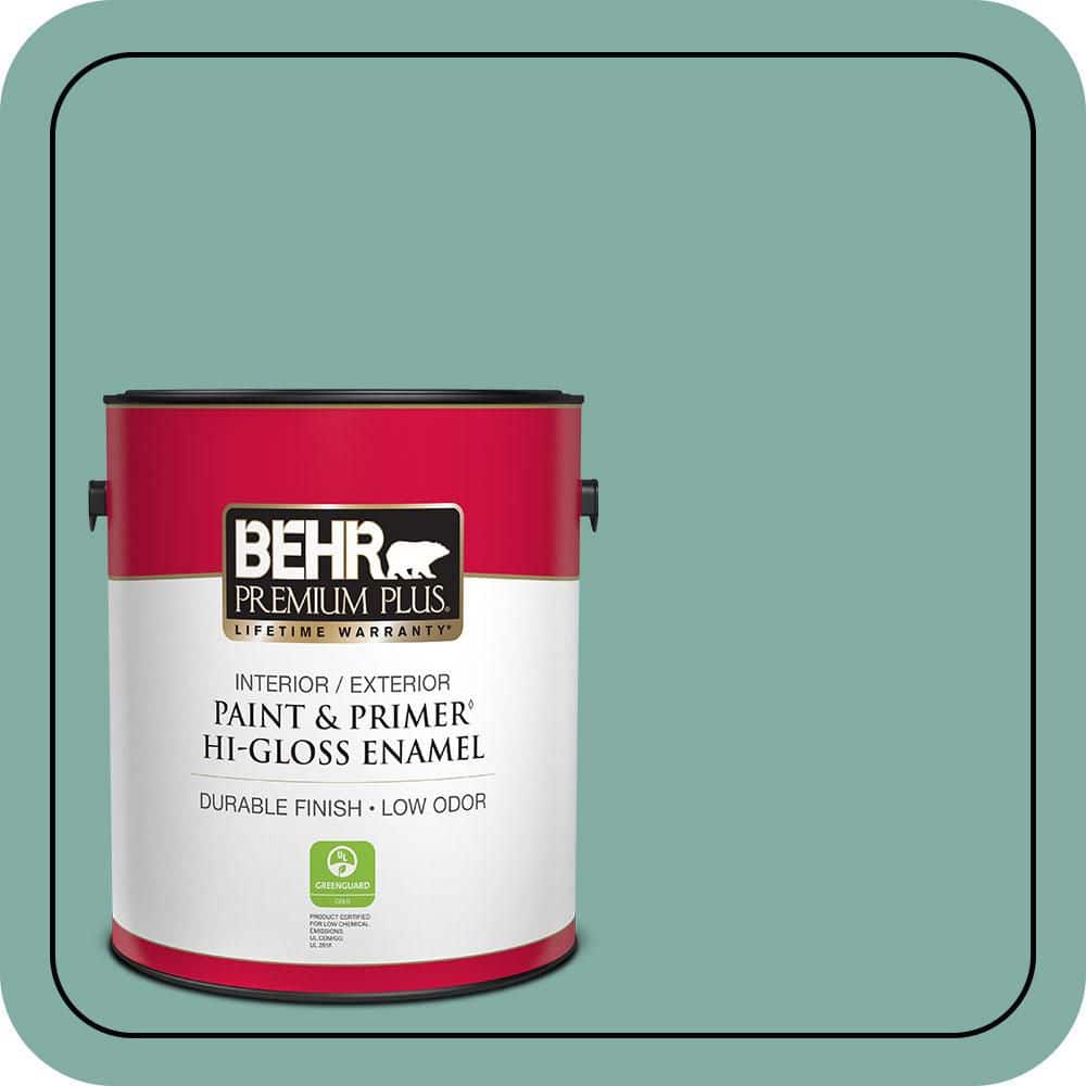 1 gal. #M440-4 Summer Dragonfly Hi-Gloss Enamel Interior/Exterior Paint & Primer price history on PriceWatchPro