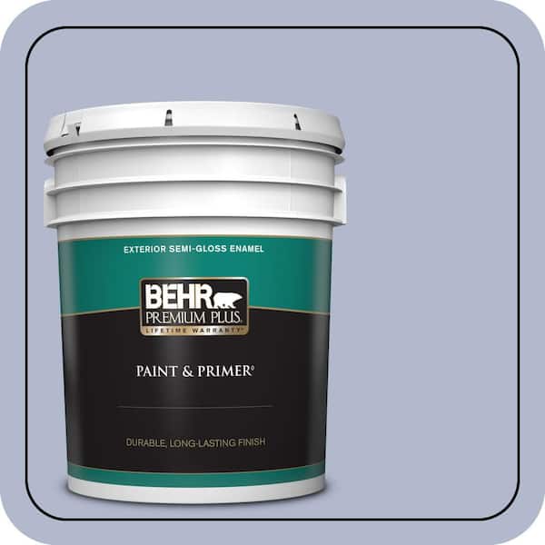 BEHR PREMIUM PLUS 5 gal. #600F-4 Heritage Semi-Gloss Enamel Exterior Paint & Primer