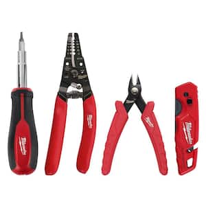 4-Piece Milwaukee Electrician's Hand Tool Kit only .88: eDeal Info