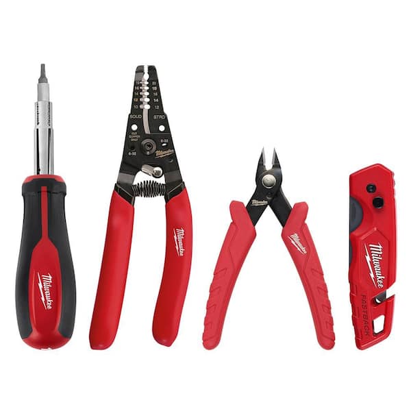 Electrician's Hand Tool Kit (4-Piece)