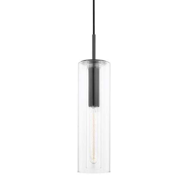 MITZI HUDSON VALLEY LIGHTING Belinda 1-Light Old Bronze Finish Geometric Pendant Light
