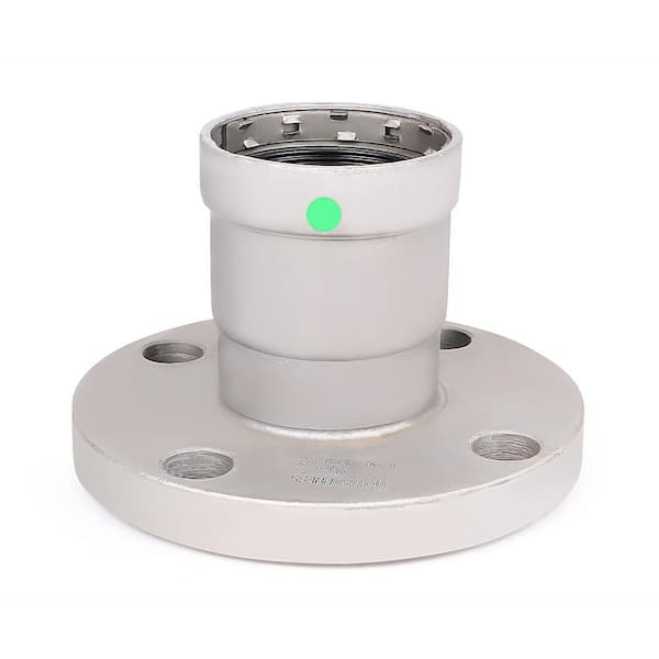 T TITANPRESS 1-1/4 in. Carbon Steel Press Flange EPDM Mechanical