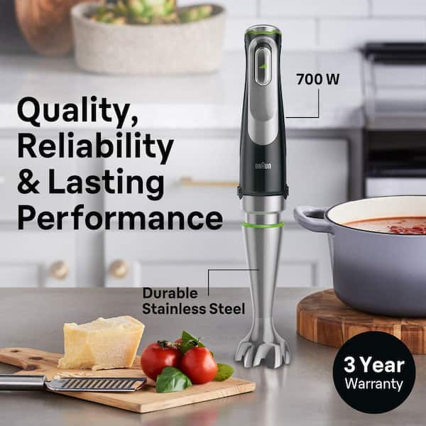 Braun MultiQuick 9 SmartSpeed Stainless Steel Immersion Blender