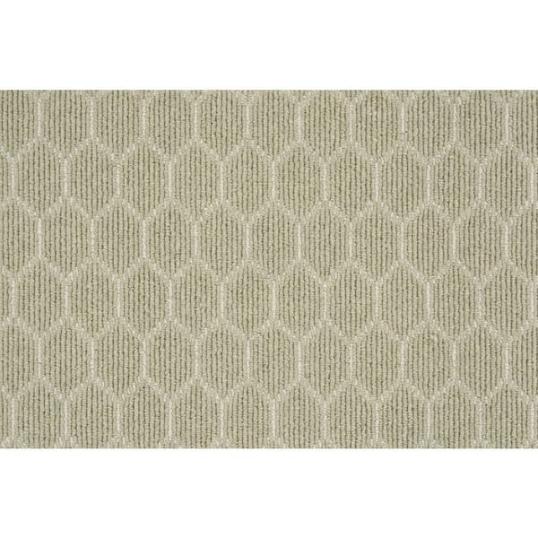 Natural Harmony Entanglement Meadow/Ivory Custom Rug with Pad