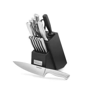 Rachael Ray Cucina Japanese Stainless Steel 6 Piece Knife Block Set 47570