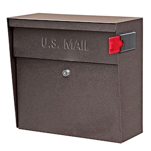 Metro Locking Wall-Mount Mailbox with High Security Reinforced Patented Locking System, Bronze