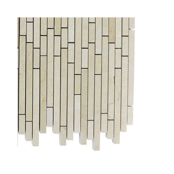 Splashback Tile Windsor Random Jerusalem Gold Marble Tile Sample