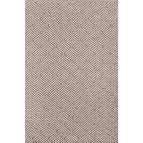 Momeni Como Beige 5 ft. X 7 ft. 6 in. Indoor/Outdoor Area Rug