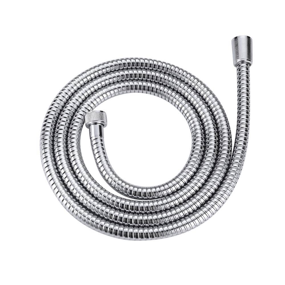 63 in. Stainless Steel Replacement Handheld Shower Hose with Explosion-Proof in Polished Chrome price history on PriceWatchPro