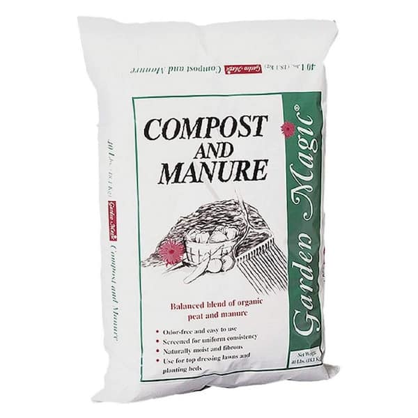 Outdoor Lawn Garden Compost and Manure Blend, 40 Pound Bag