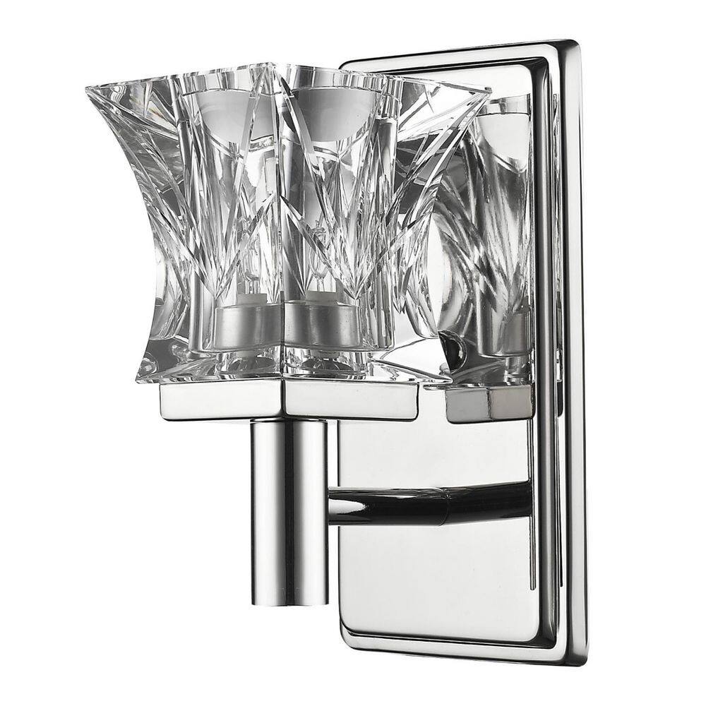8 in. Clear Indoor Hardwired Sconce with Bulbs Included price history on PriceWatchPro