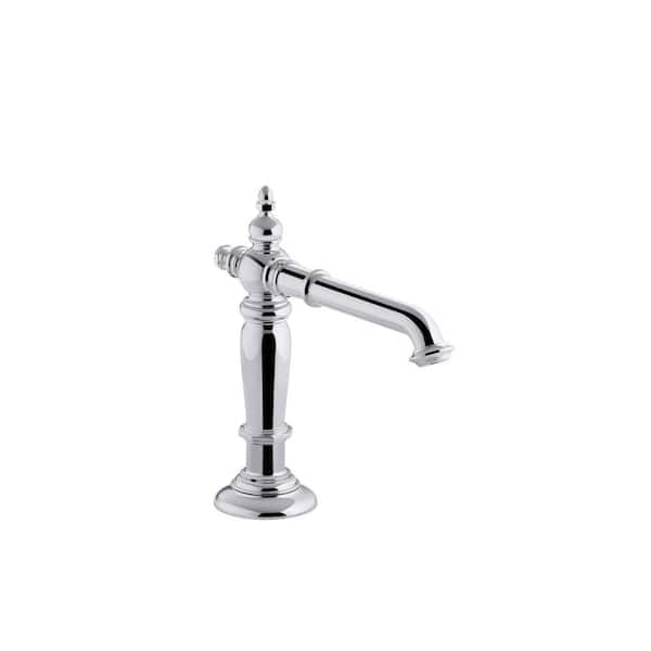 KOHLER Artifacts Widespread Bathroom Sink Spout with Column Design, Polished Chrome