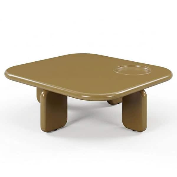 Acme Furniture Sunder 35 in. Yellowish Brown Square Wood Coffee