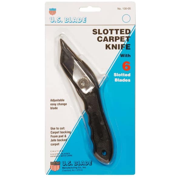 U.S. BLADE Carpet (Plastic) Knife 6-Blades Carded