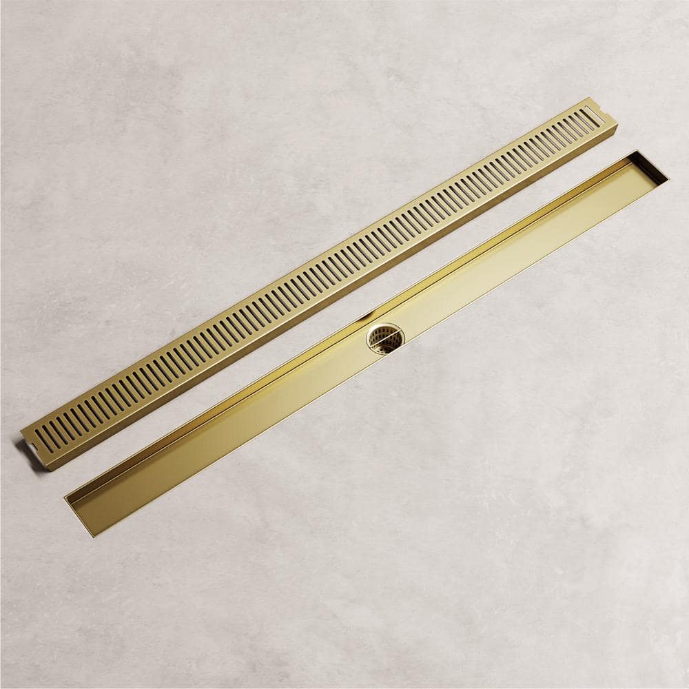 Elan 36" Matte Brushed Gold Linear Shower Drain