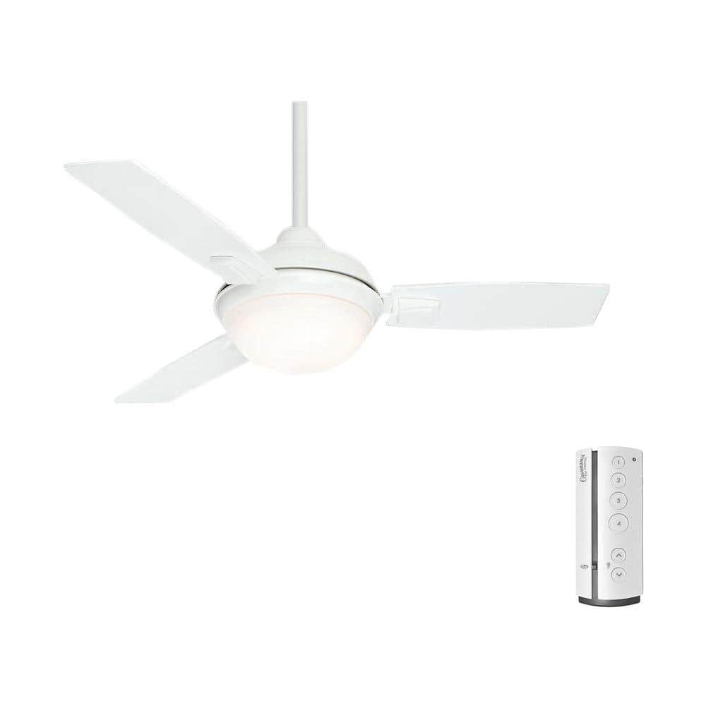 Casablanca Verse 44 in. LED Indoor/Outdoor Fresh White Ceiling Fan with