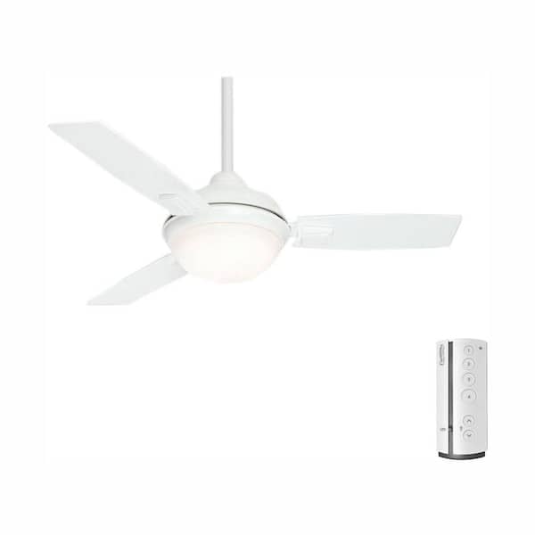 Casablanca Verse 44 In Led Indoor Outdoor Fresh White Ceiling Fan With Remote 59153 The Home Depot - Outdoor Ceiling Fans With Remote White