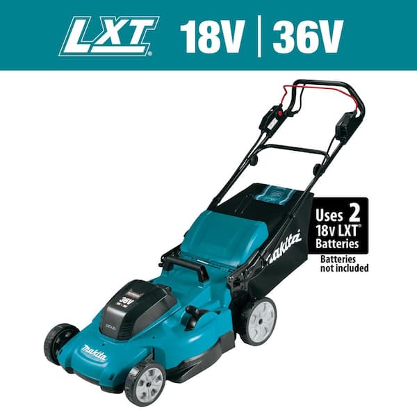 Makita 18V X2 (36V) LXT Lithium-Ion Cordless 21 in. Walk Behind Self-Propelled Lawn Mower, Tool Only