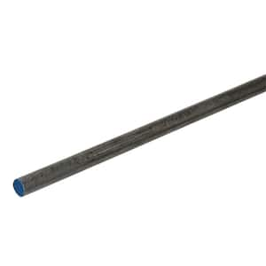 1/4 in. x 72 in. Plain Steel Round Rod