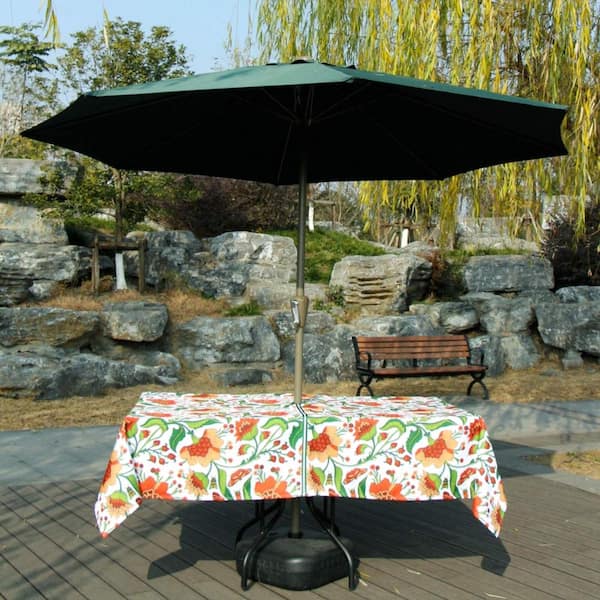 54 outdoor patio table cover with umbrella hole zipper Tablecloth and Beige White Stripes Rectangle Outdoor Tablecloths 54x80 Waterproof Outside Cloths Table Cloth for Outdoor Tables Picnic BBQS Garden : Patio, Lawn Instantly brighten dining tables while protecting surfaces Outdoor Tablecloth with Umbrella Hole